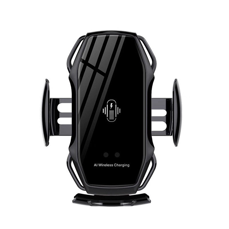 OneBoom Automatic Mobile Phone wireless charger and holder.